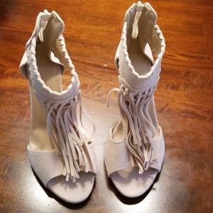 Nude tassell Heels